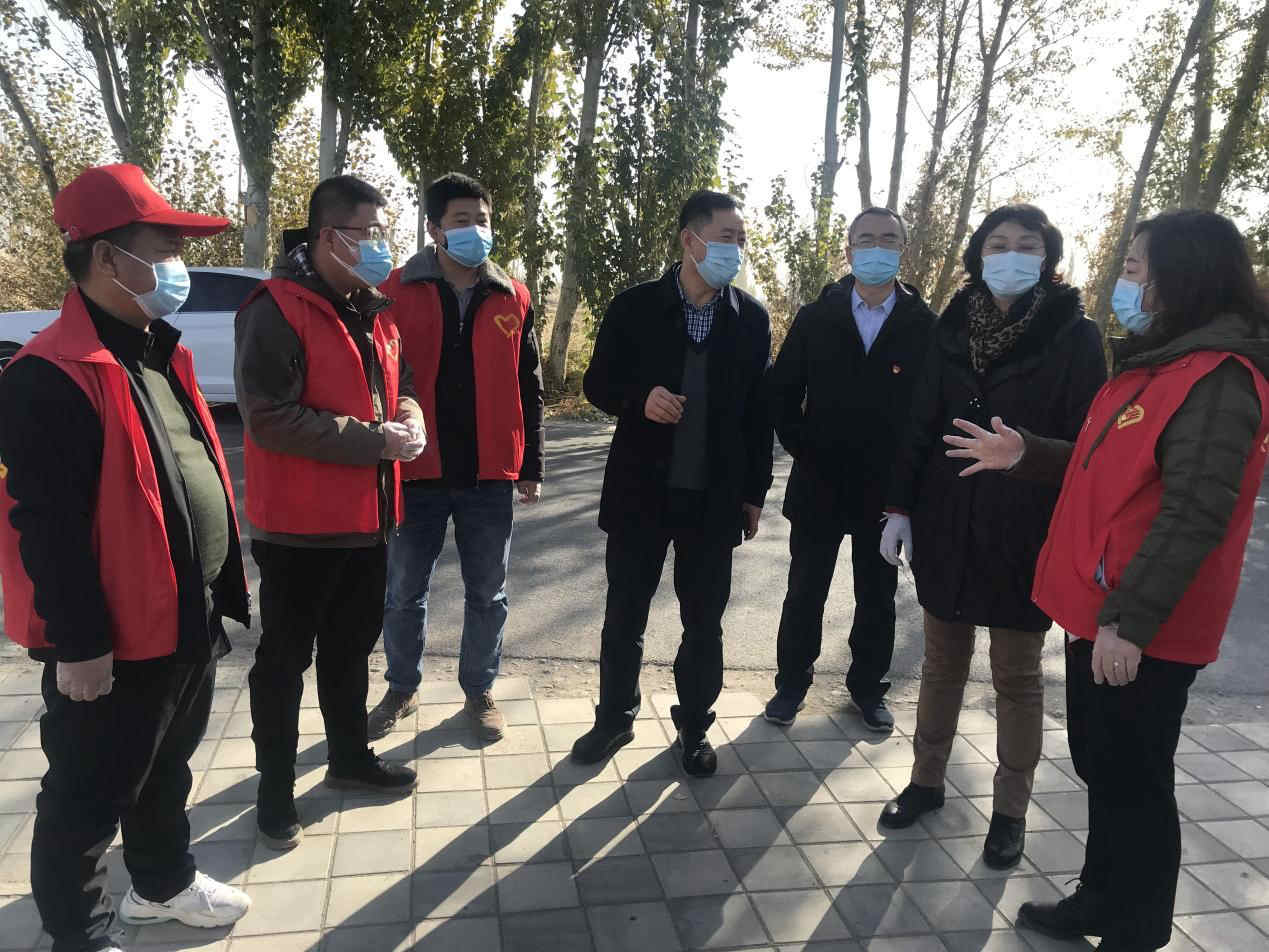 馬宗?？赐繂?wèn)疫情防控一線黨員職工